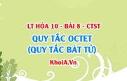 Sự hình thành liên kết hóa học, Quy tắc OCTET giải thích sự hình thành phân tử và ion - Hóa 10 bài 8
